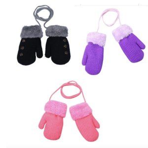 Winter Baby Boys/Girls Knitted Gloves